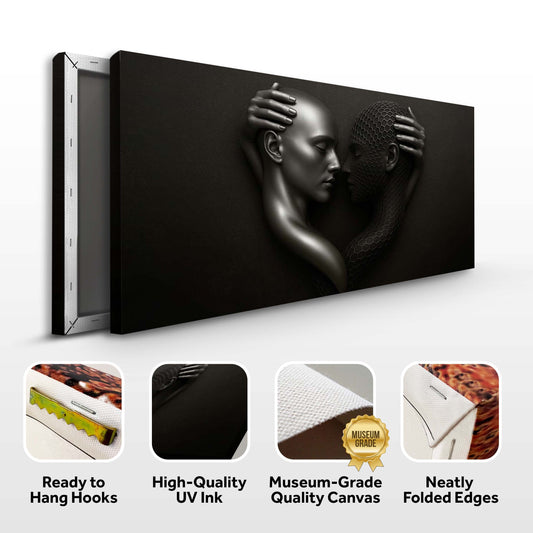 Eternal Love Figure Abstract Wall Art III