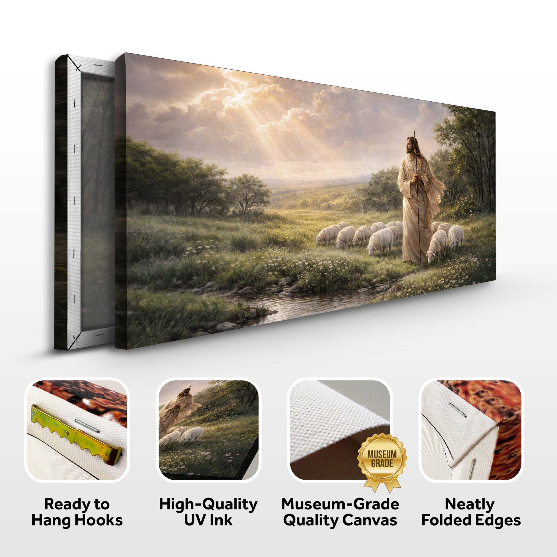 Jesus With His Flock Faith Wall Art