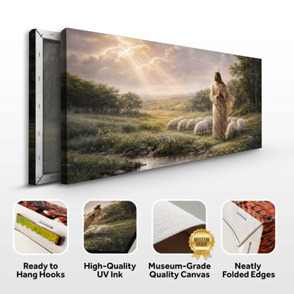 Jesus With His Flock Faith Wall Art
