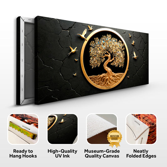 3D Celtic Minimalist Tree of Life Wall Art