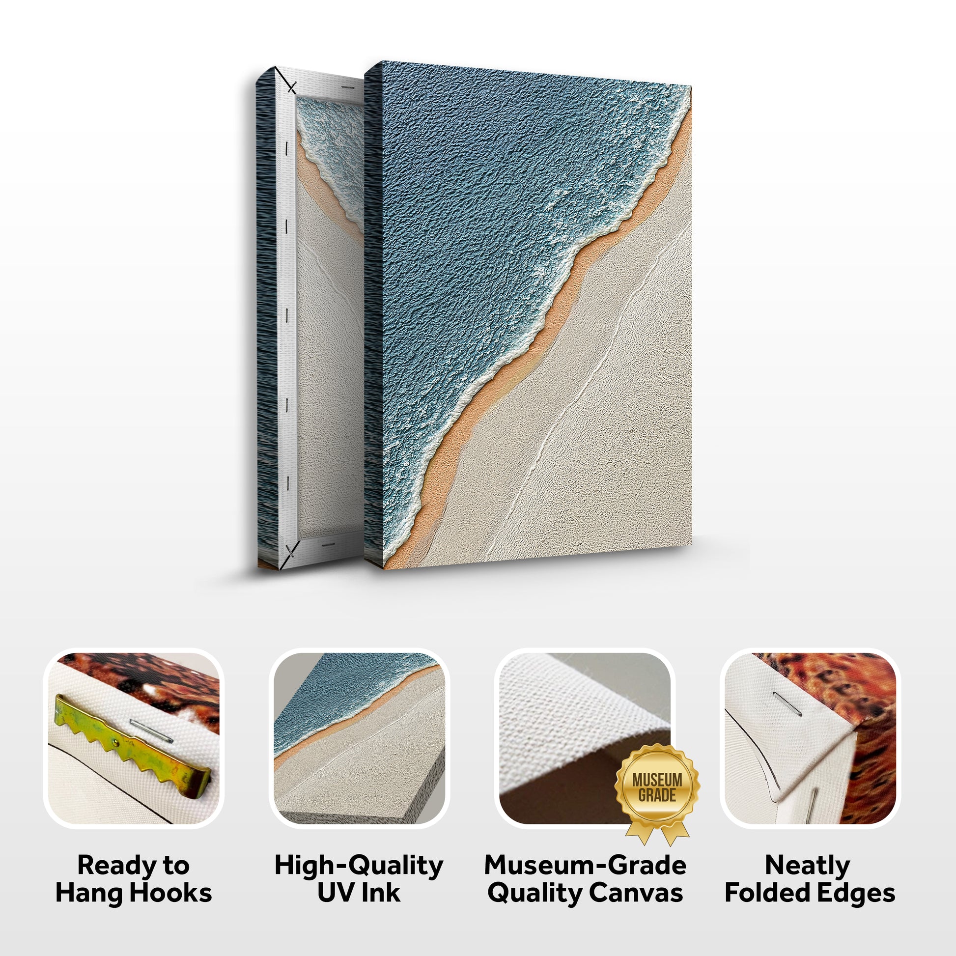 Shoreline Serenity Abstract Wall Art II