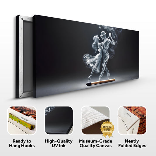 Modern Abstract Couple Dance Wall Art