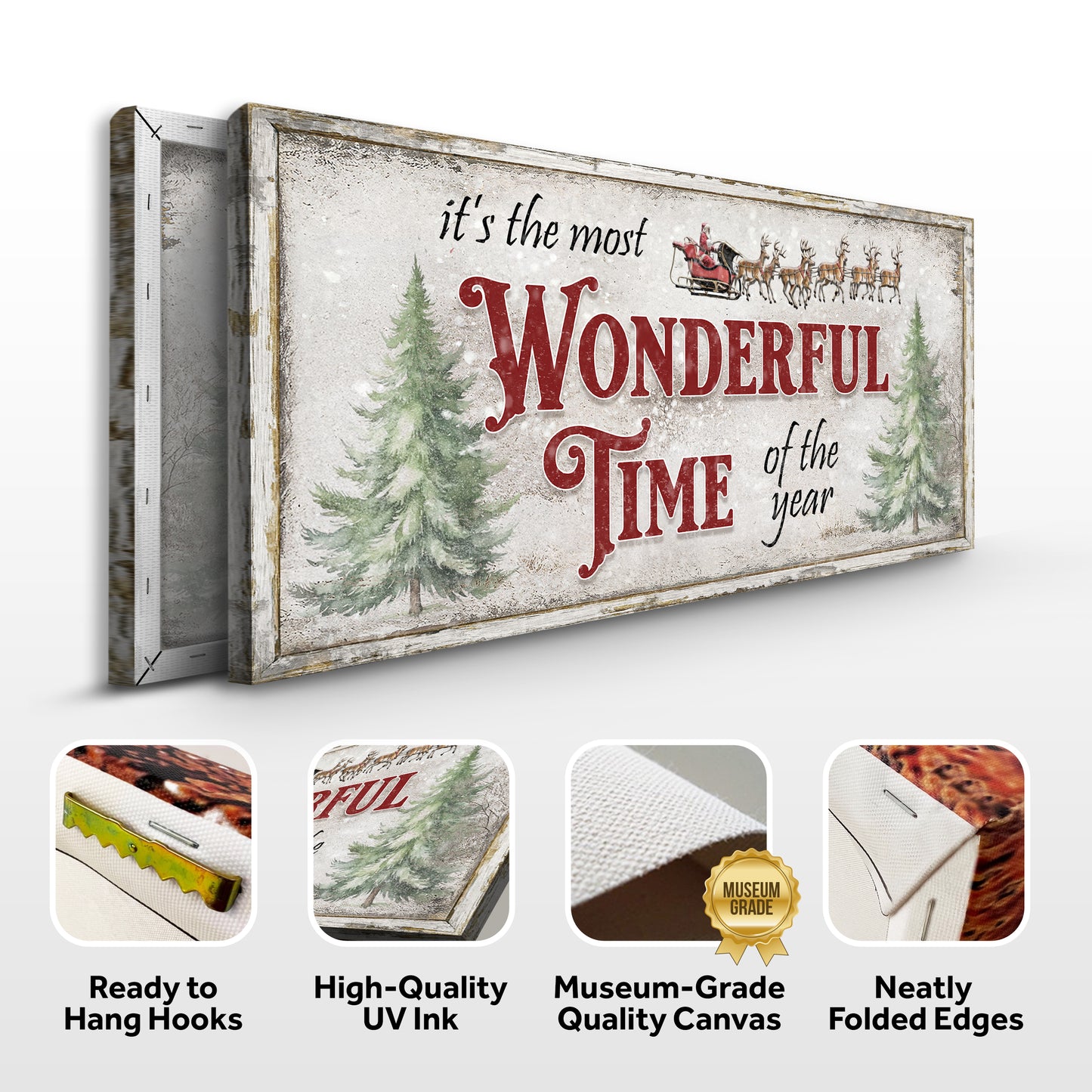 It's The Most Wonderful Time Of The Year Christmas Wall Art