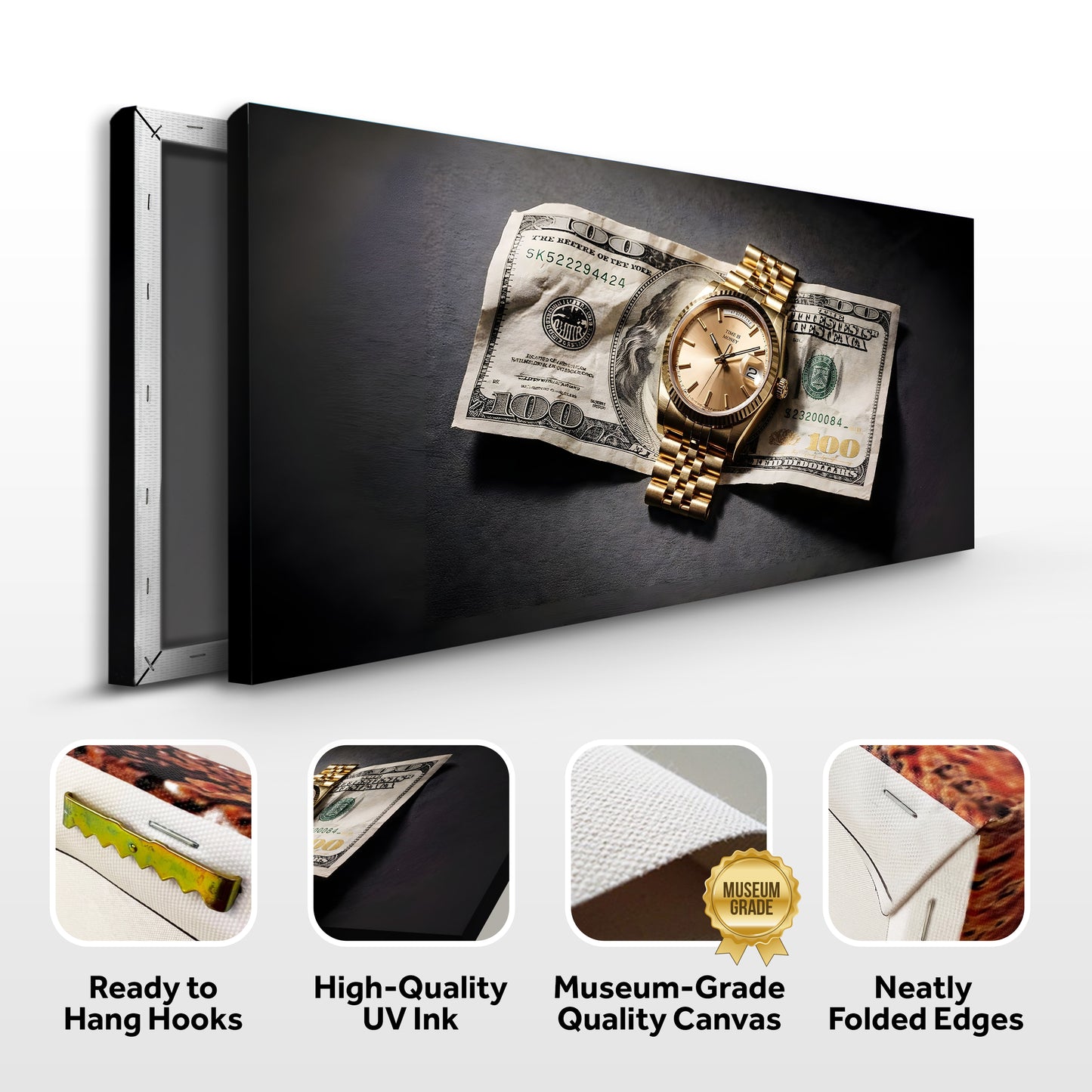 Time Is Money Wall Art