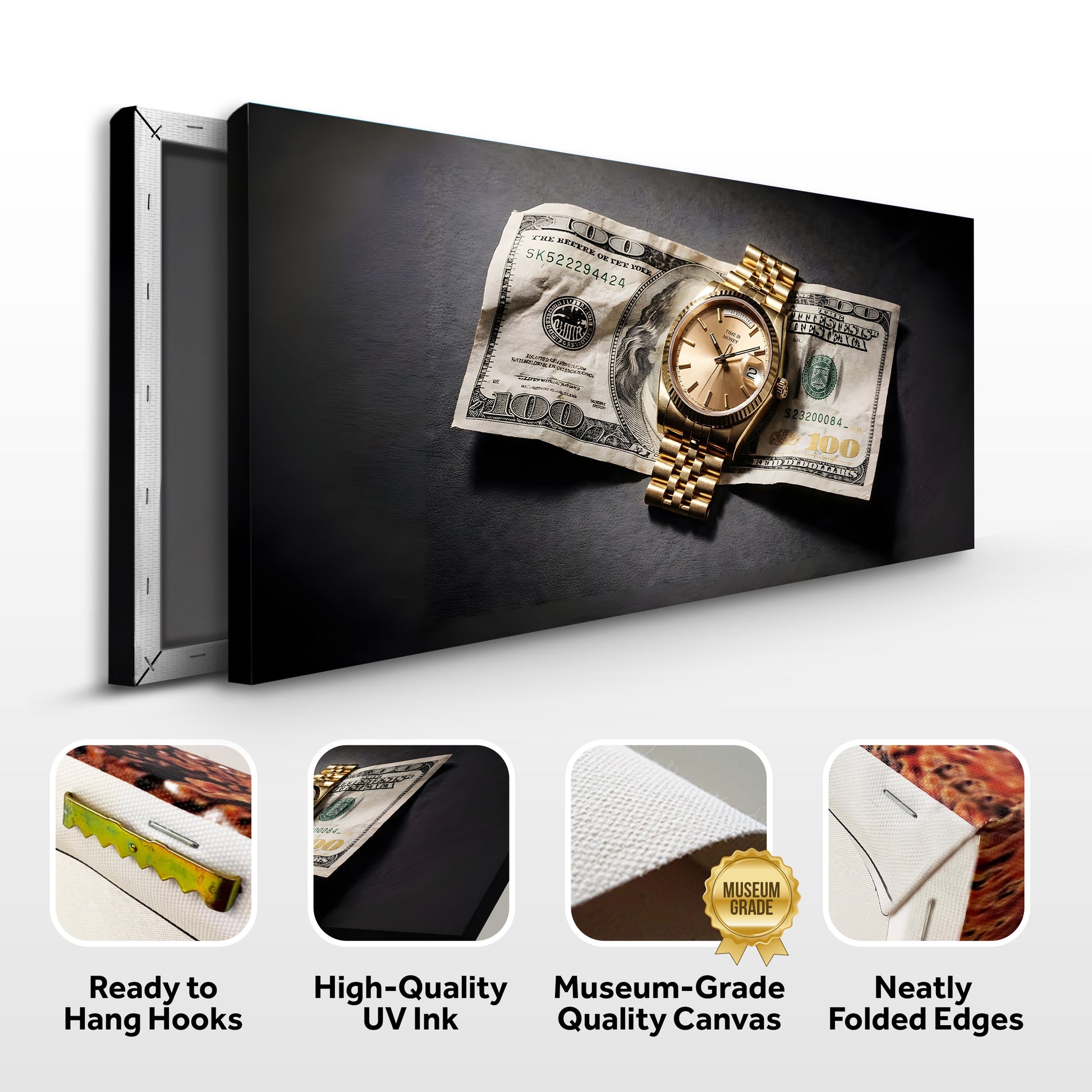 Time Is Money Wall Art