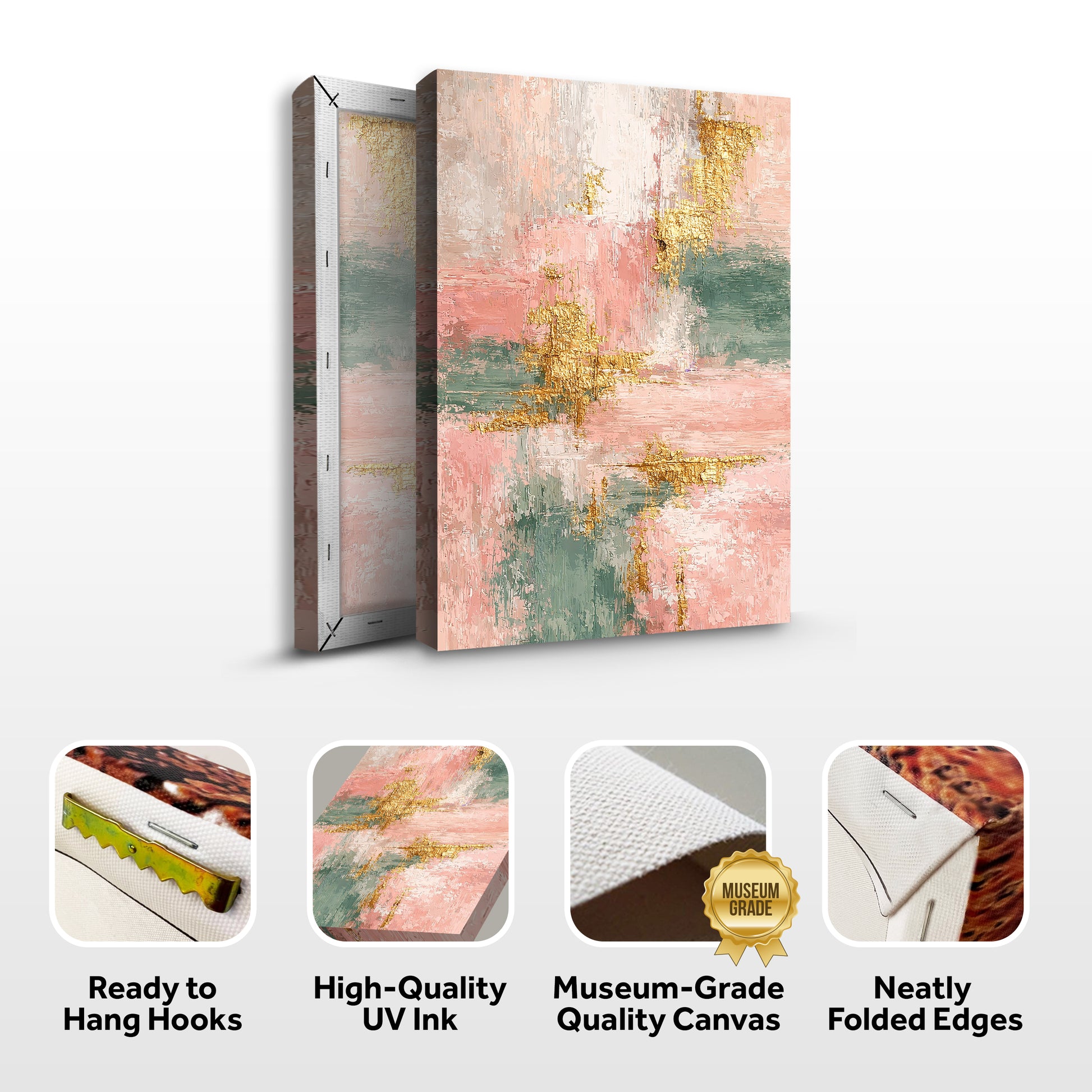 Fragments of Soft Gold Wall Art