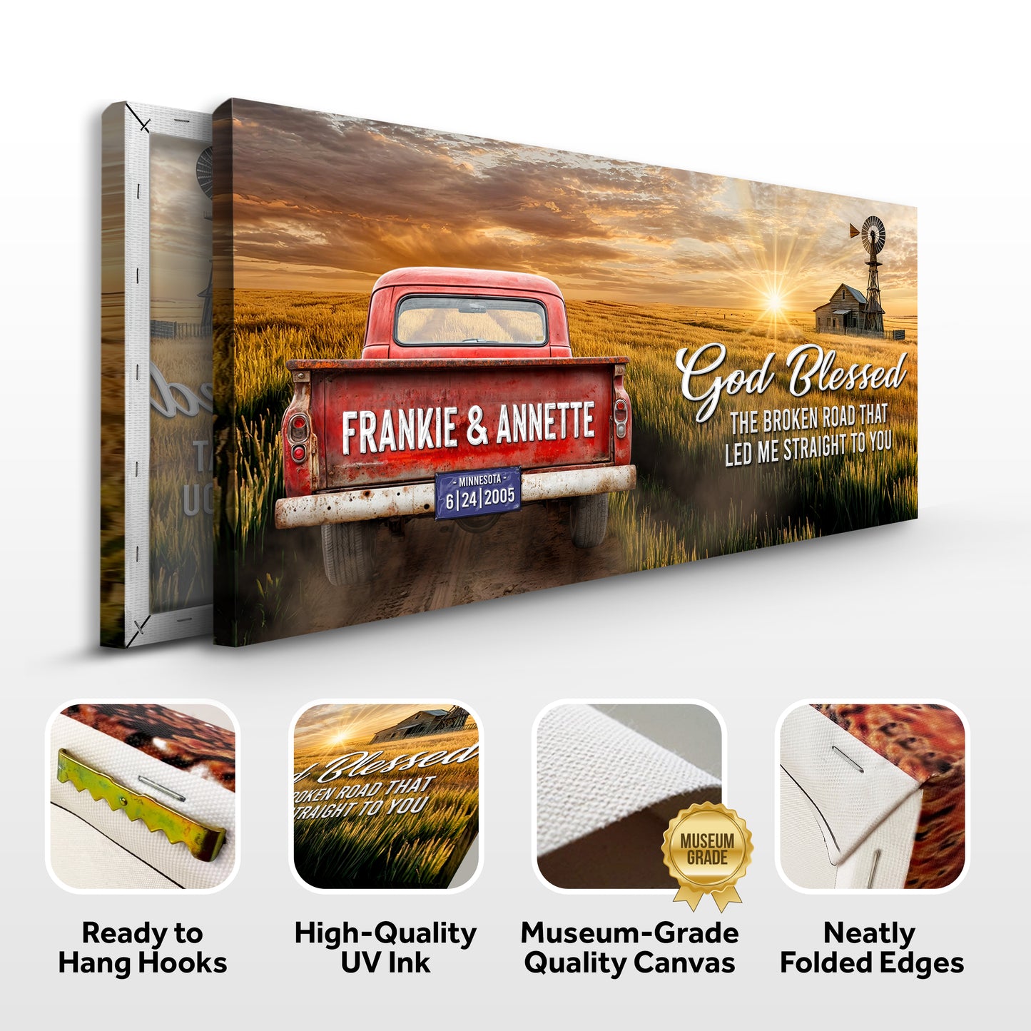 God Bless the Broken Road That Led Me to You Sign test