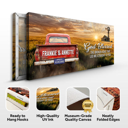 God Bless the Broken Road That Led Me to You Sign test