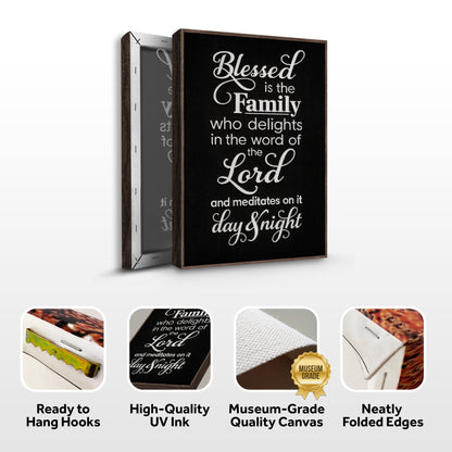 Blessed Is The Family Faith Sign II