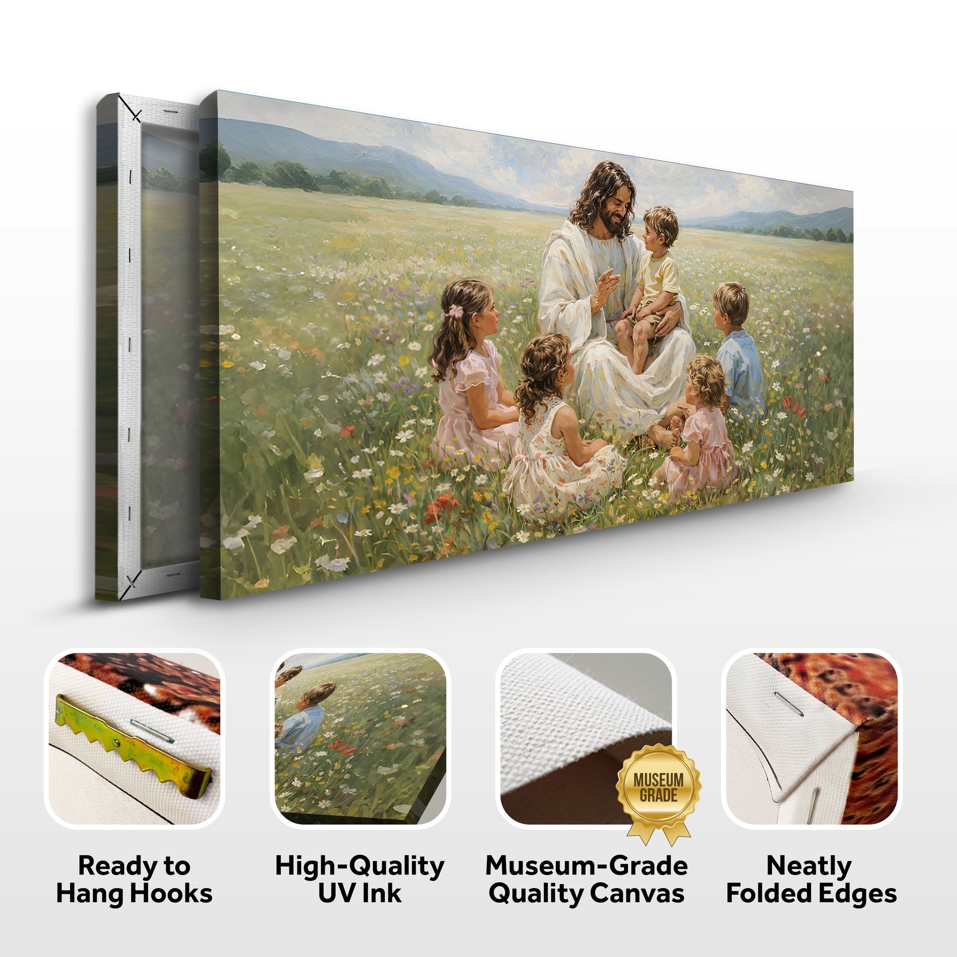 Jesus And The Children Faith Wall Art