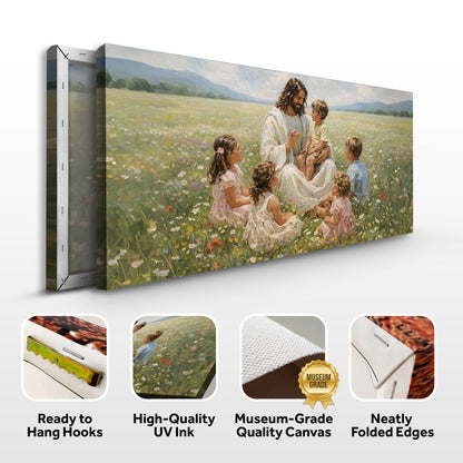 Jesus And The Children Faith Wall Art
