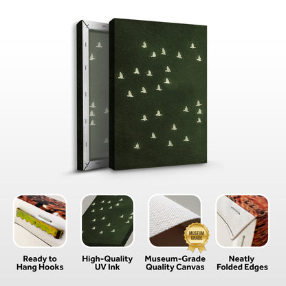 Birds Migration Abstract Wall Art