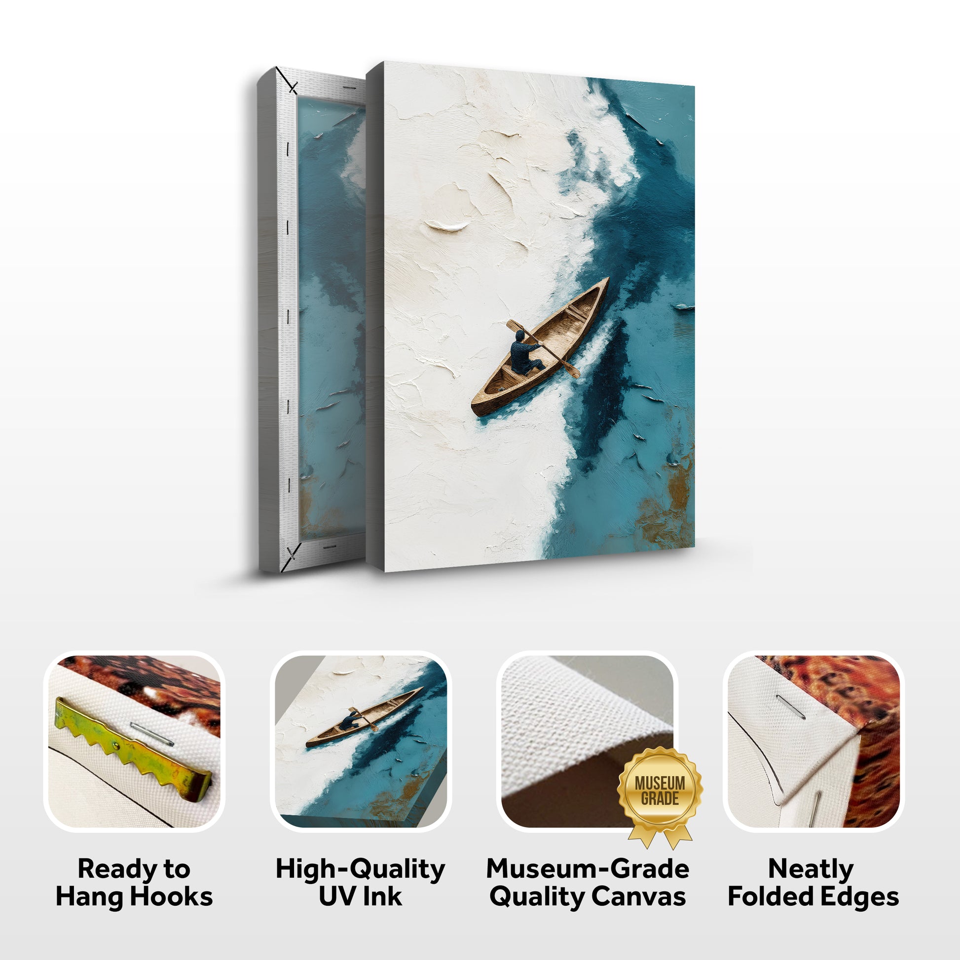 Drifting Between Currents Wall Art