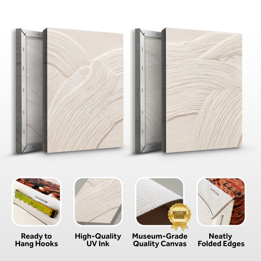 Minimalist Waves Duo Wall Art