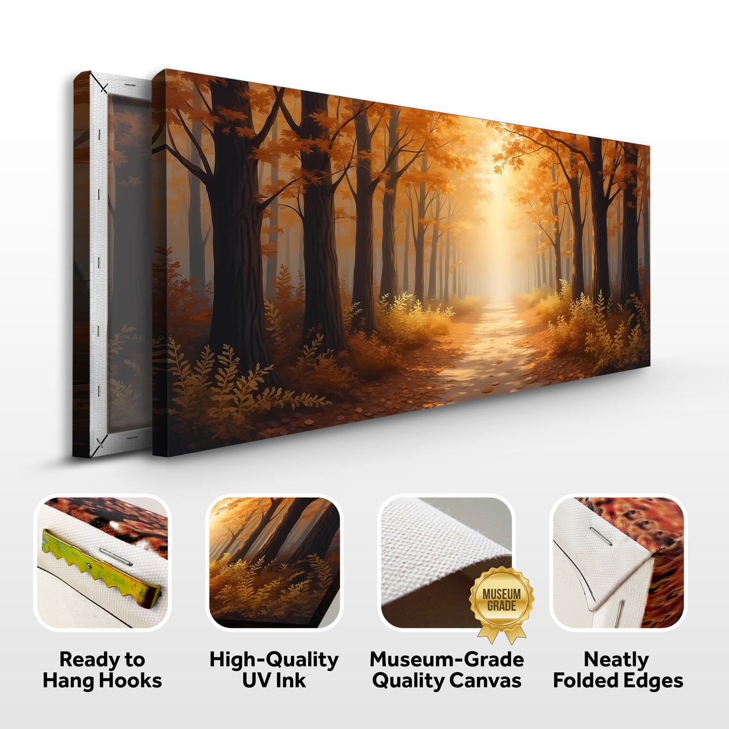 Abstract Forest Landscape Wall Art