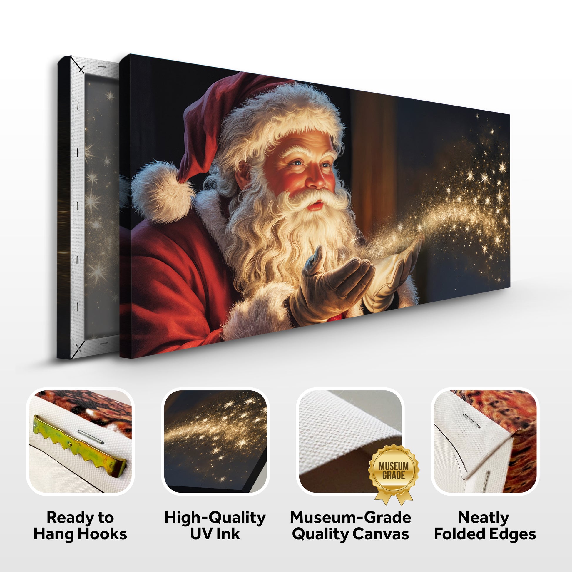 Vintage Santa Claus Christmas Wall Art II