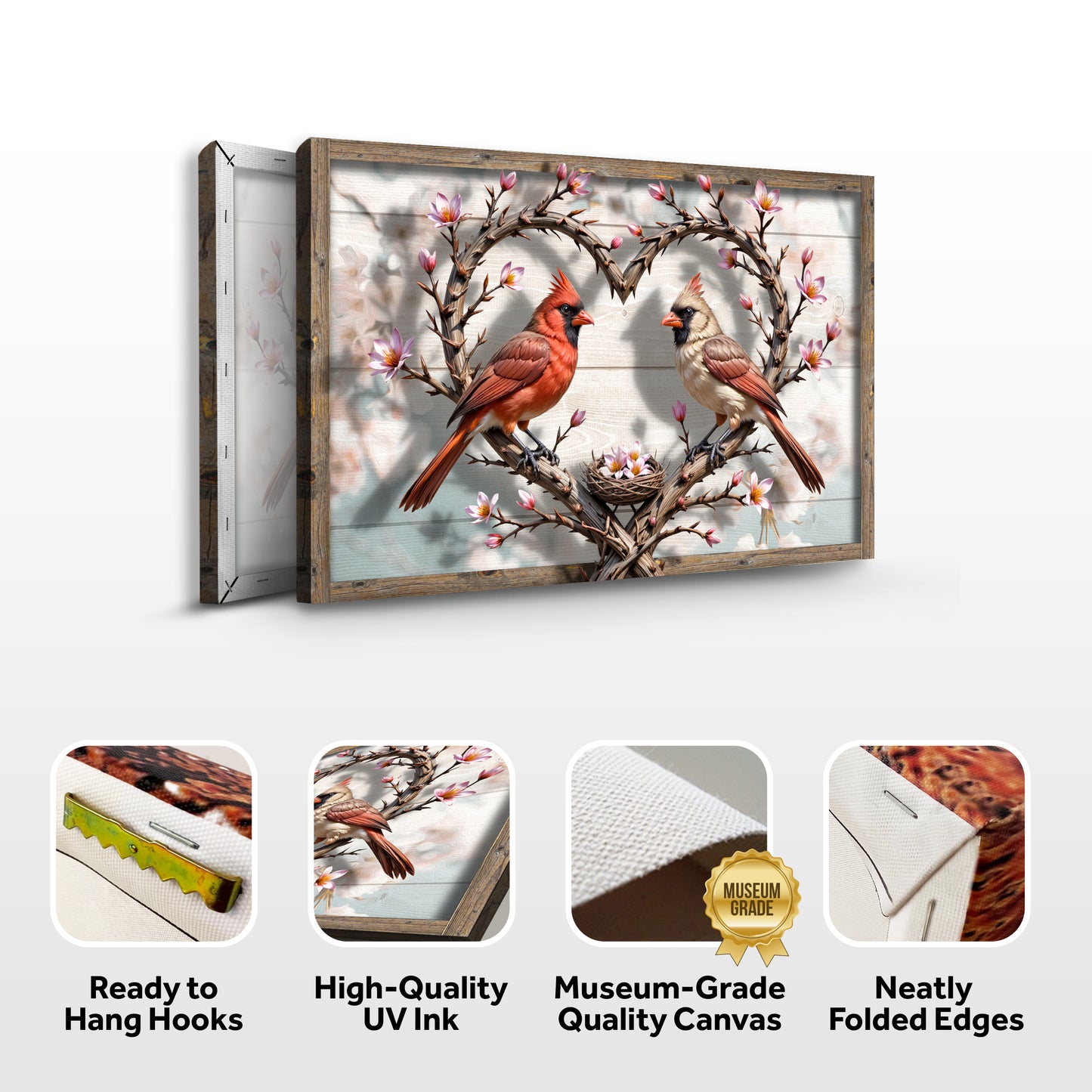 3D Cardinals Wall Art V