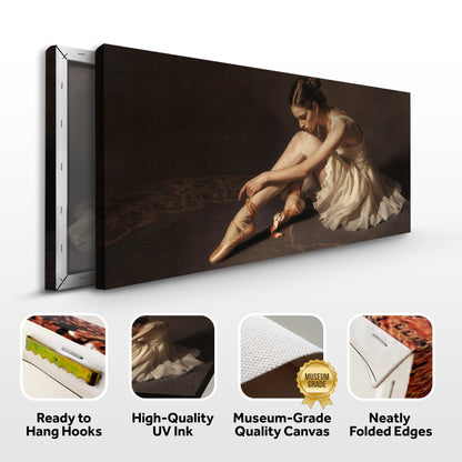 The Ballet Dancer's Solitude Wall Art