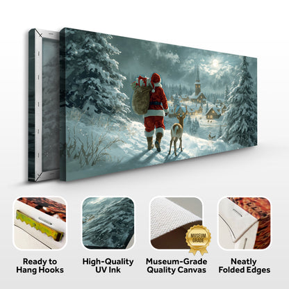 Starry Landscape Christmas Eve Wall Art