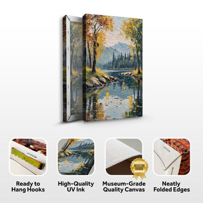 Whispers of Autumn Abstract Wall Art