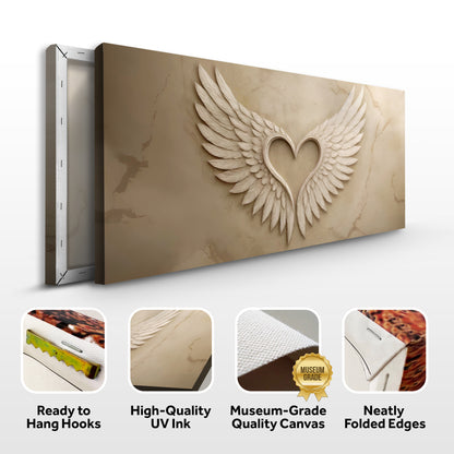Wings Of Love Abstract Wall Art