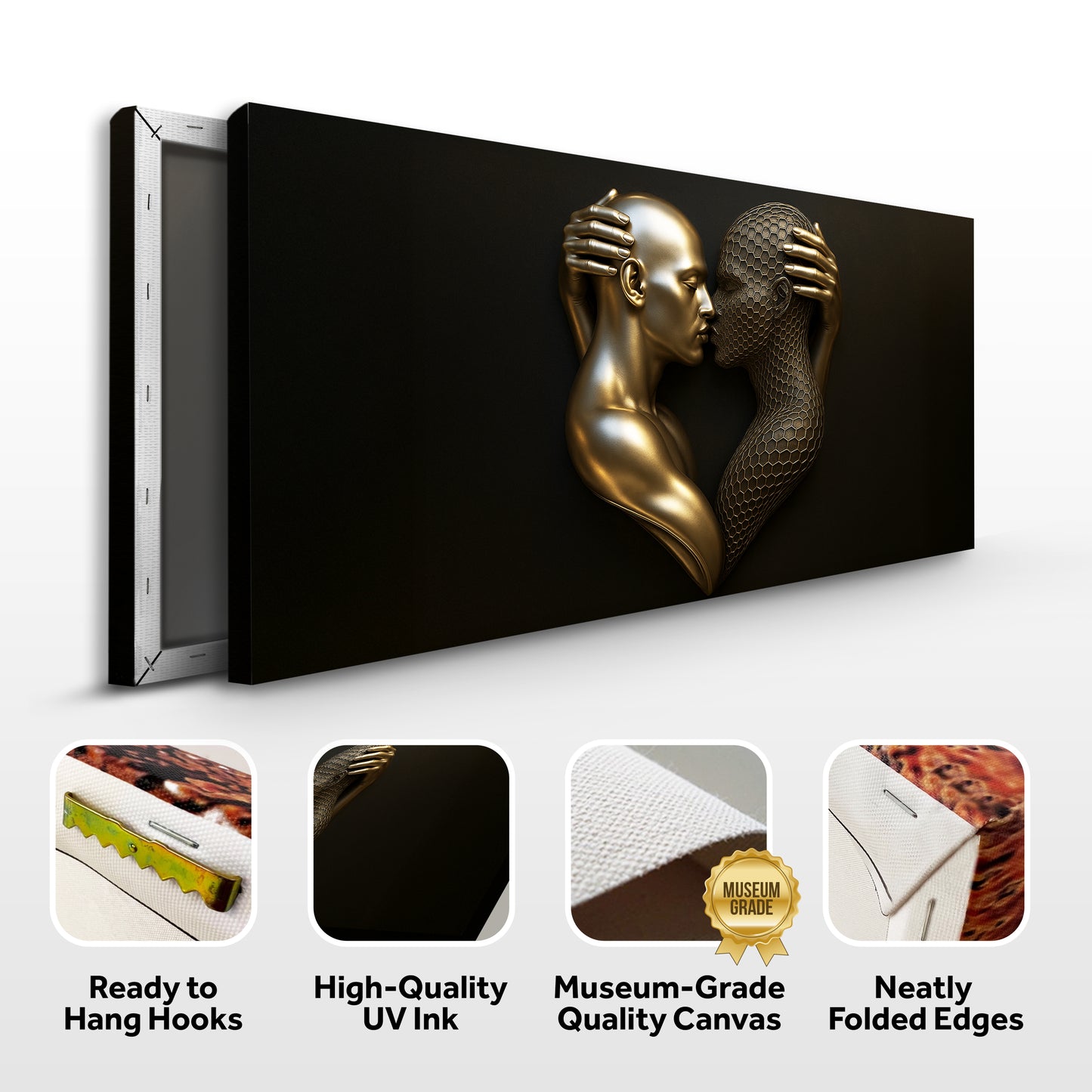 Eternal Love Figure Abstract Wall Art V