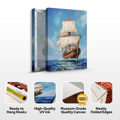 Sailing The Open Sea Wall Art