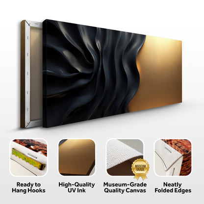 Black And Gold Minimalist Abstract XIII