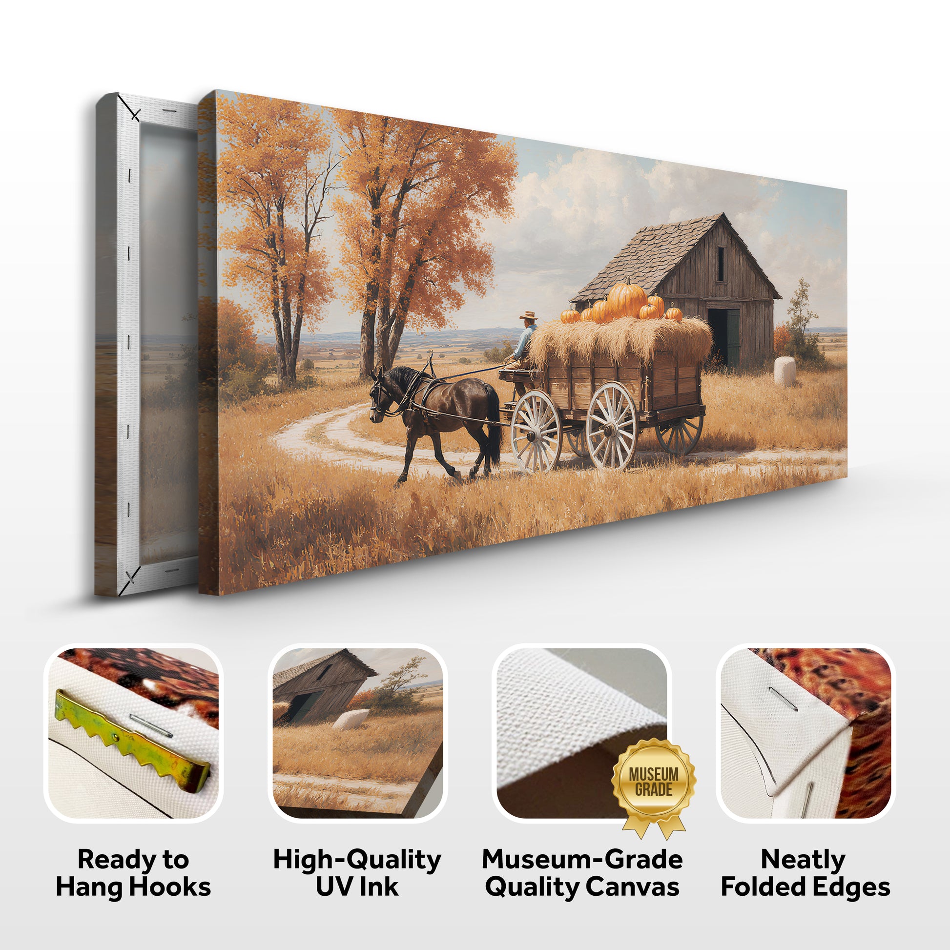 Hay Rides With Grampa Wall Art