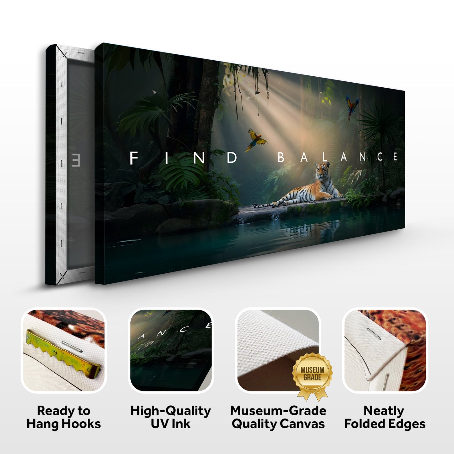 Find Balance Motivational Wall Sign