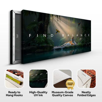 Find Balance Motivational Wall Sign