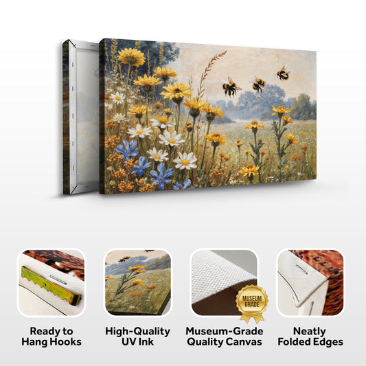 Vintage Wildflowers Wall Art