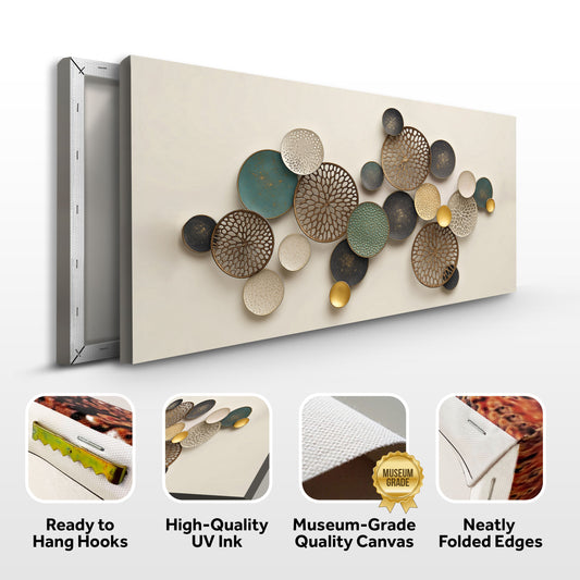 Lotus Leaf Abstract Wall Art II