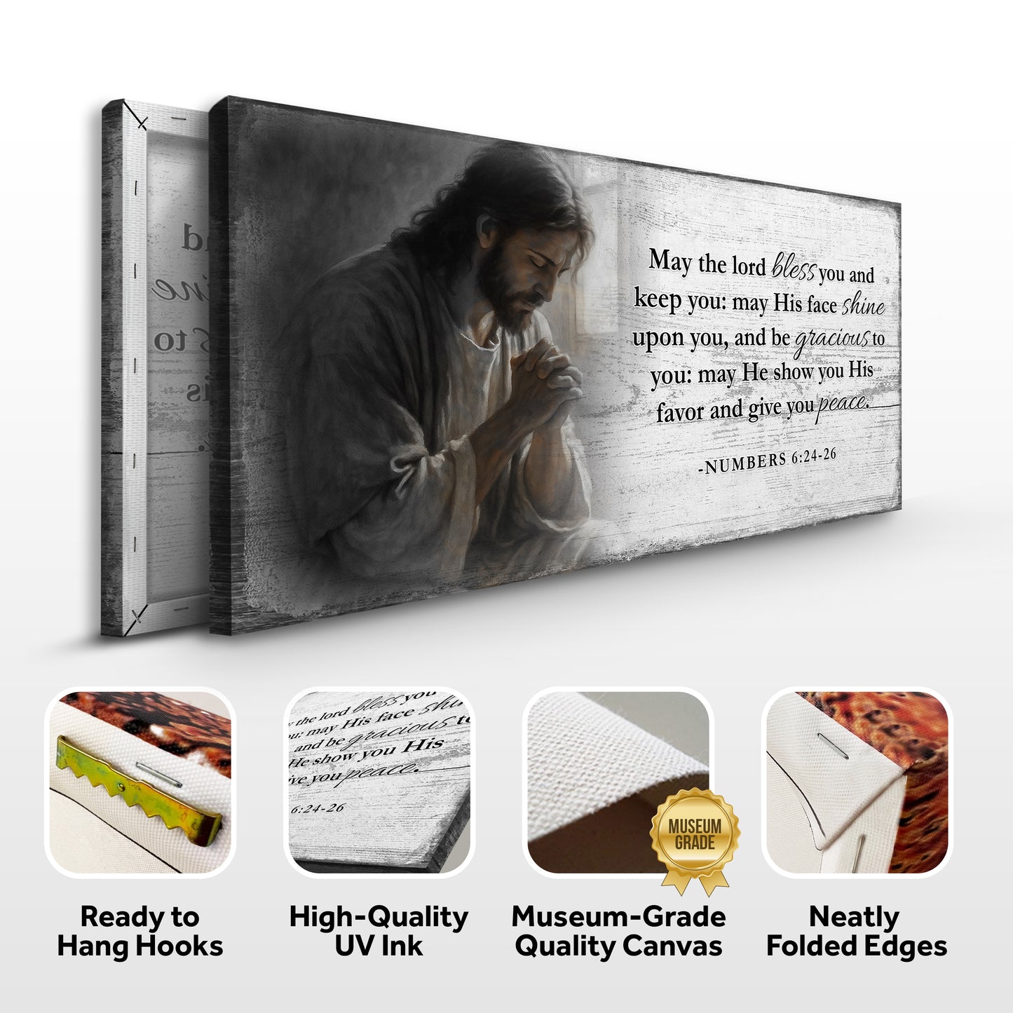 Numbers 6:24-26 - May The Lord Bless You Faith Sign V