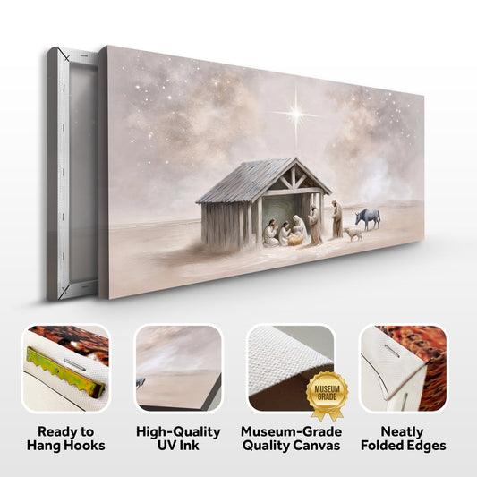 The Nativity Scene Christmas Wall Art