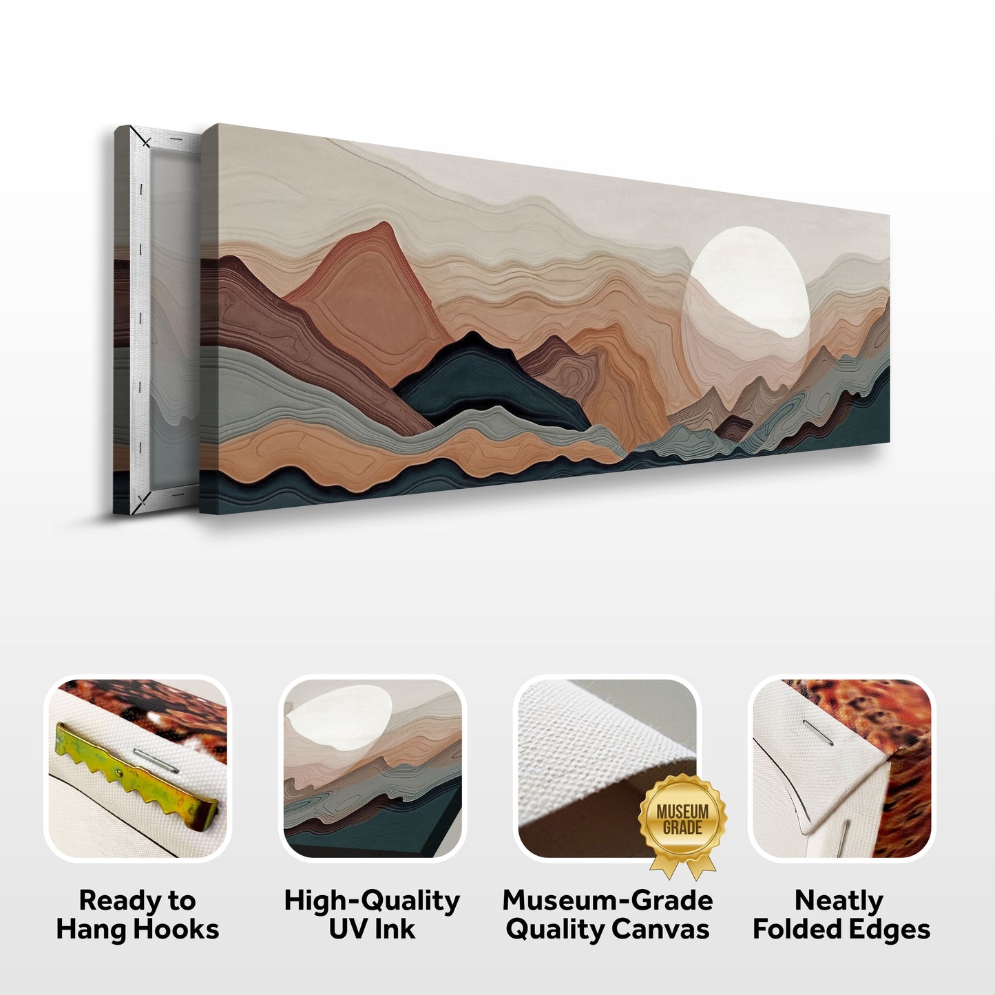 Abstract Mountains Landscape Wall Art