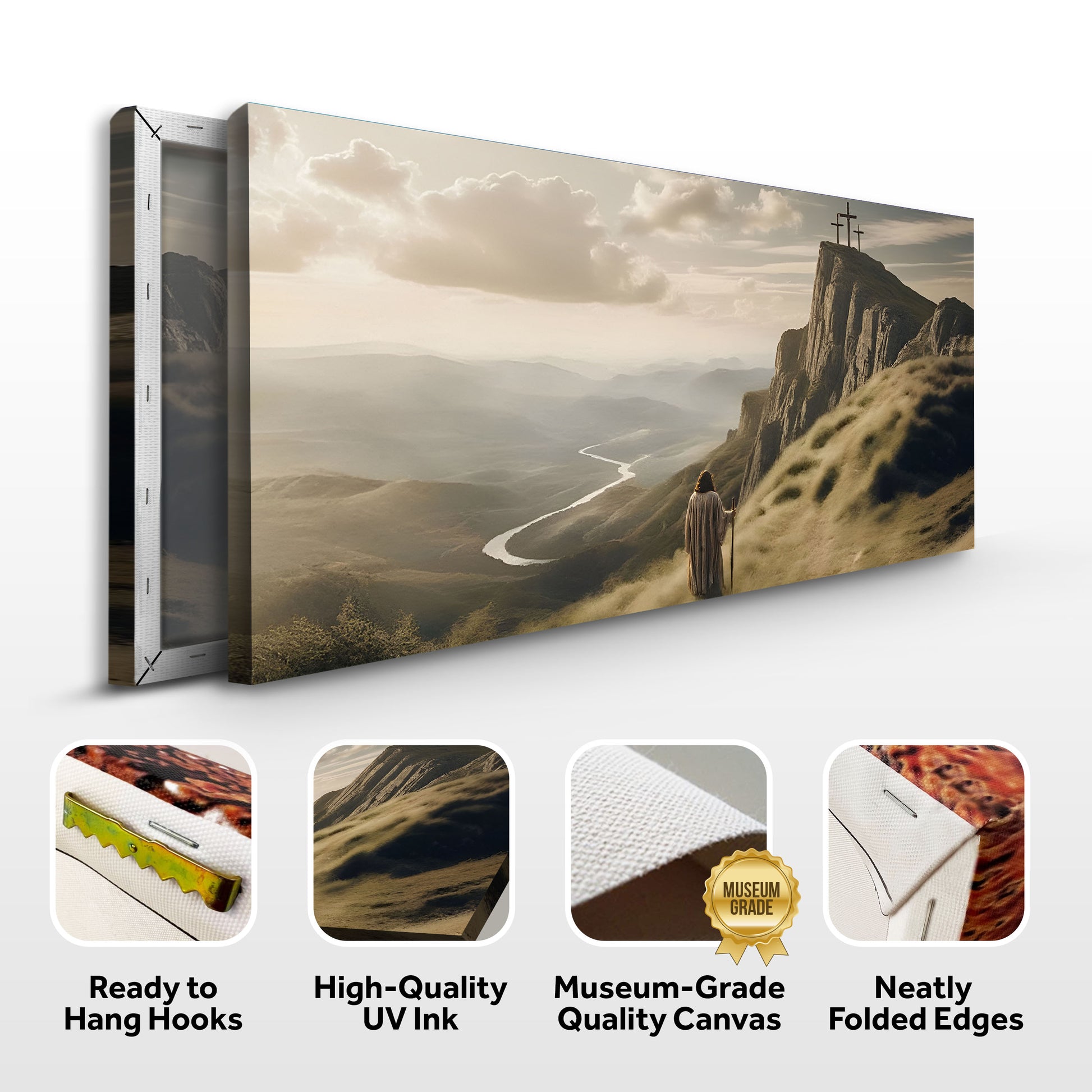Walking to Golgotha Faith Wall Art
