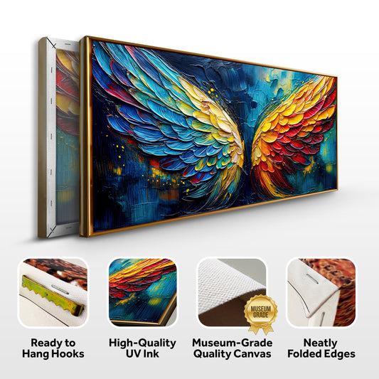 Wings of Fire Impasto Wall Art