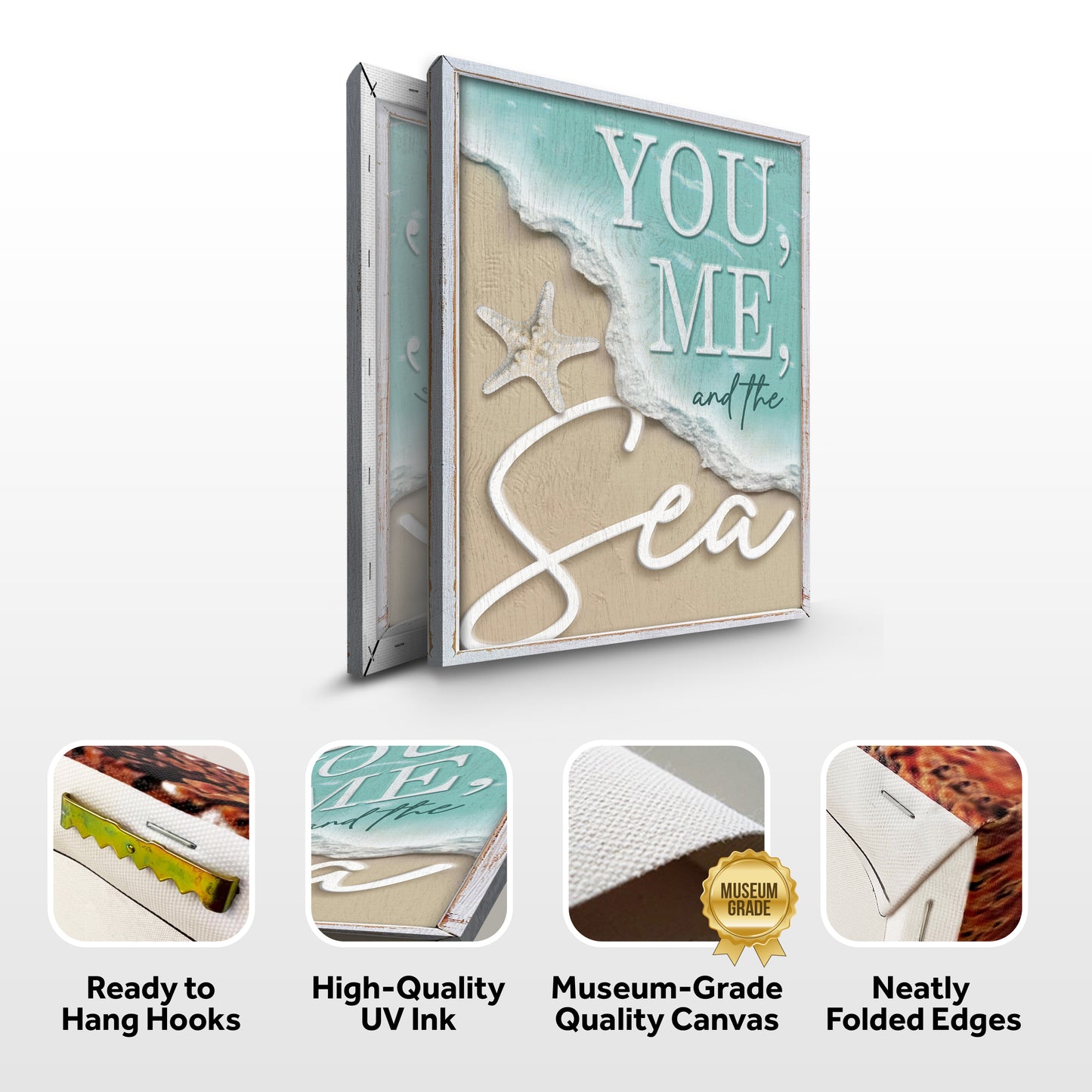 You Me and the Sea Coastal Sign VI