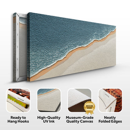 Shoreline Serenity Abstract Wall Art
