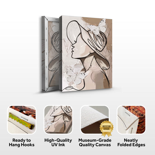 Minimalist Woman Line Wall Art II