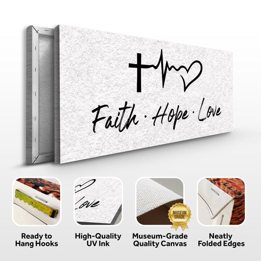Faith, Hope, Love Faith Wall Art II