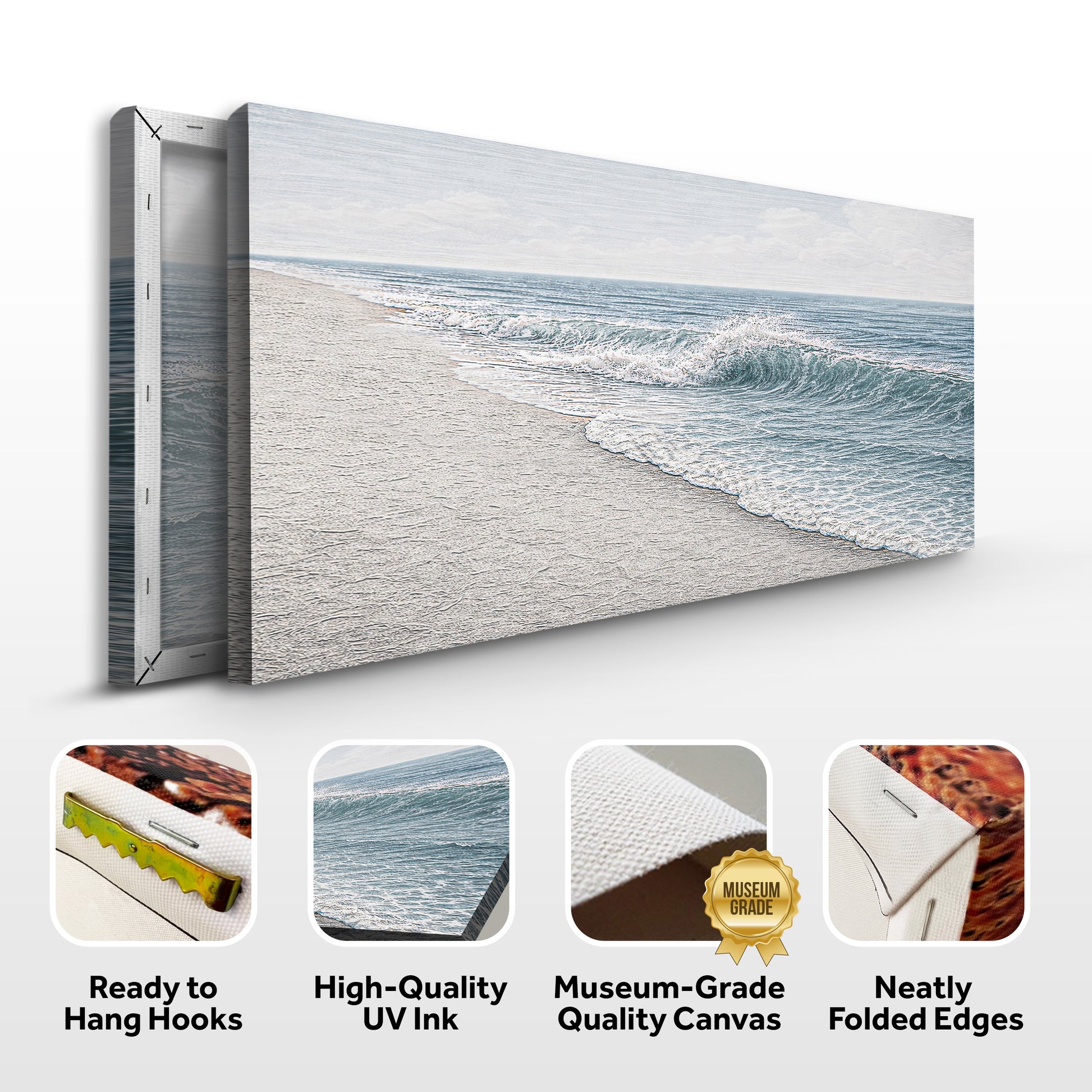 Abstract Beach Shore Wall Art II