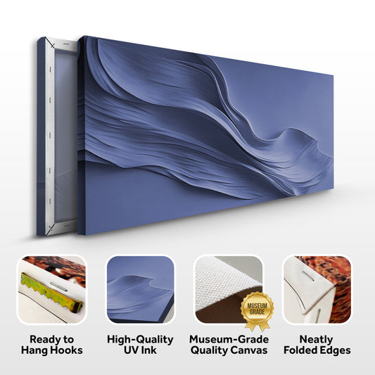 Midnight Navy Minimalist Wall Art