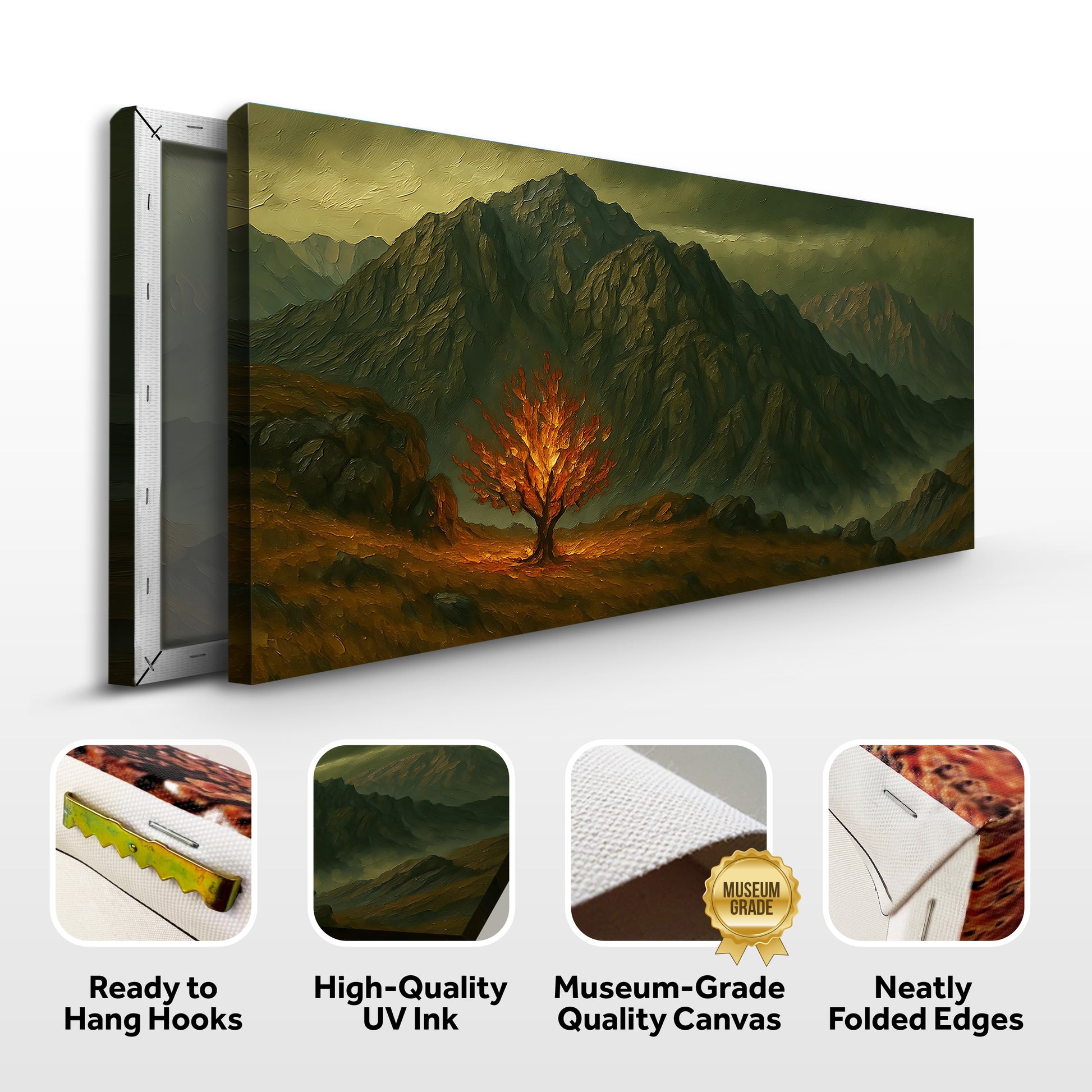 Burning Bush - Faith Wall Art III