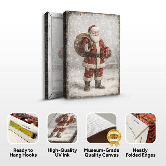 Santa Christmas Wall Art