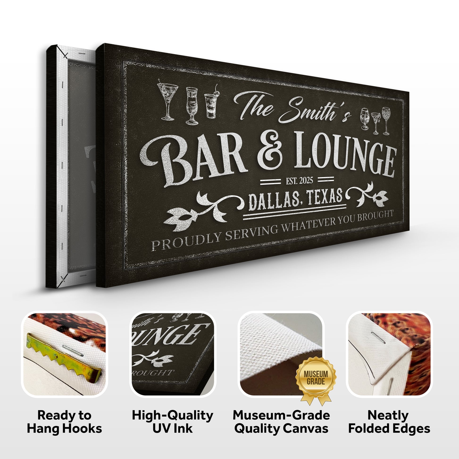 Personalized Bar and Lounge Wall Sign
