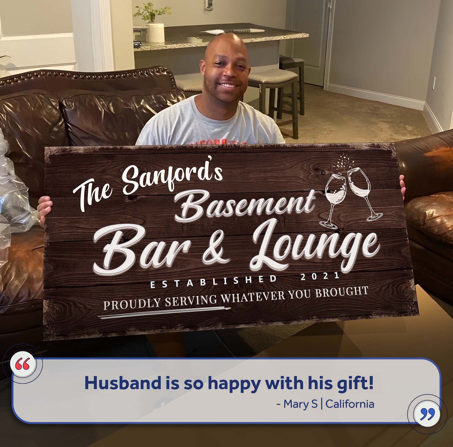 Basement Bar And Lounge Sign IV (Free Shipping)