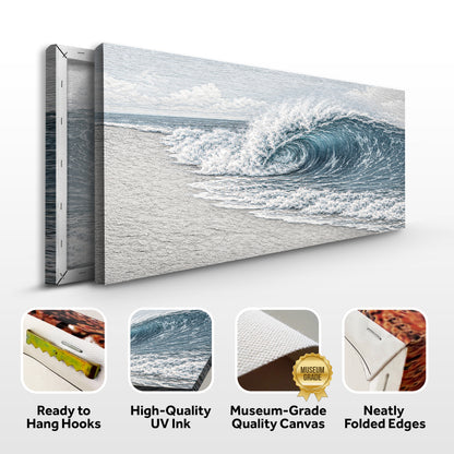 Abstract Beach Shore Wall Art III