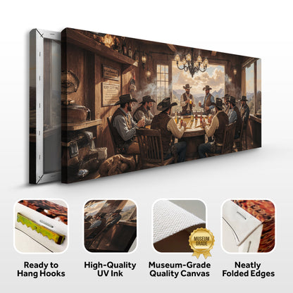 Cowboys, Cards, & Drinks Wall Art